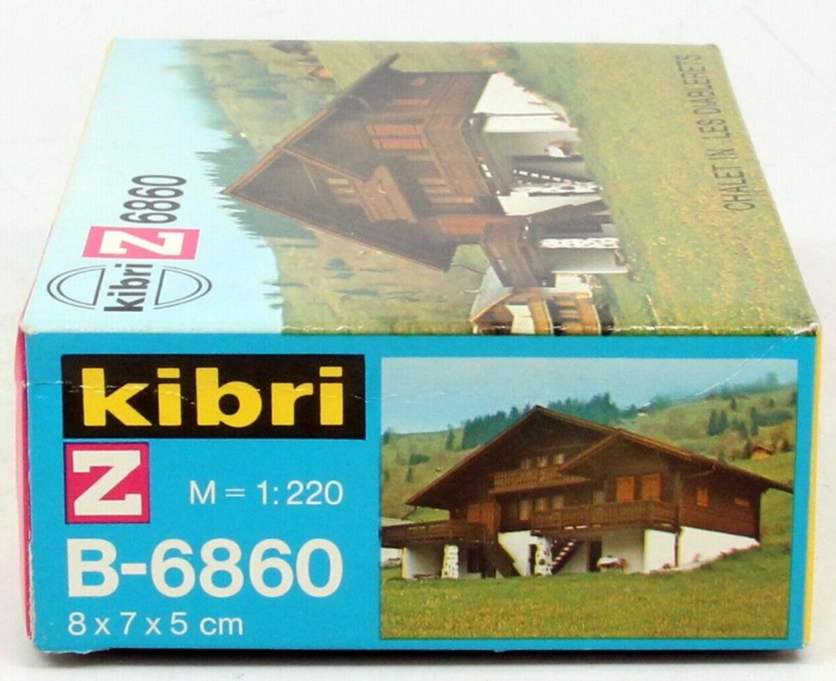 Kibri 6860 Z Scale Chalet Alpine House 8 X 7 X 5 cm Building Kit