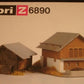 Kibri B-6890 Z Scale Barn New/Old Stock West Germany Building Kit