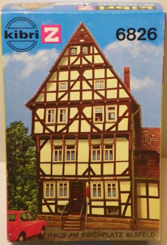 Kibri 6826 Z Scale House at Kirkchplatz Alsfeld 4 x 6 x 8.5 cm Building Kit