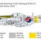 Italeri 1452 1:72 North American F-51D Mustang War Military Aircraft Plane Kit