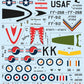 Italeri 1452 1:72 North American F-51D Mustang War Military Aircraft Plane Kit