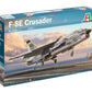 Italeri 1456 1:72 F-8E Crusader Fighter Military Aircraft Plane Model Kit