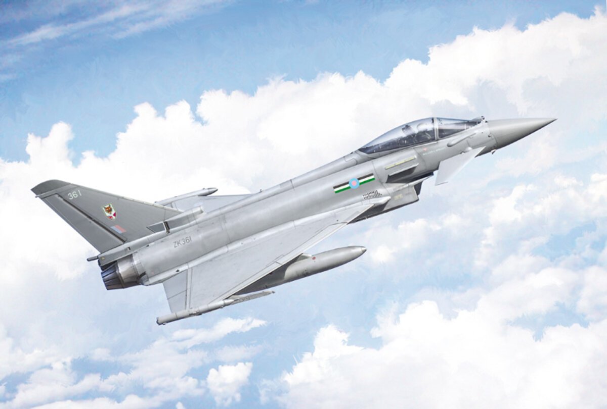 Italeri 1457 1:72 Eurofighter EF-2000 Typhoon R.A.F. Military Aircraft Plane Kit