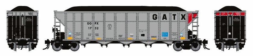 Rapido Trains 169014A HO GGPX Autoflood III Rapid Discharge Hopper