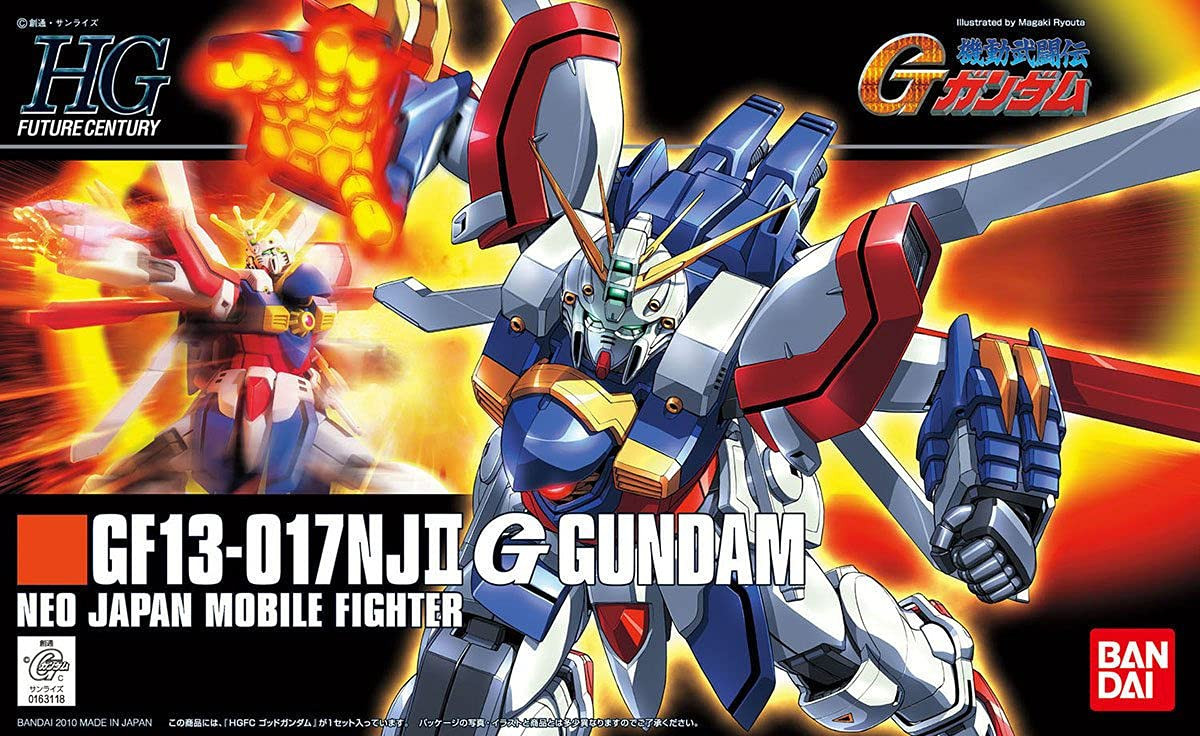 Bandai 2095911 1:144 GF13-017NJII G Gundam Neo Japan Mobile Fighter Plastic Kit