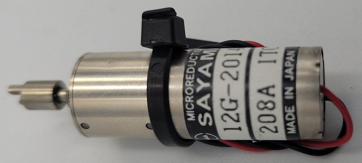 Sayama 12G-2014 12-Volt DC Micro Reduction Gearhead Can Motor with Coupler