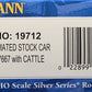 Bachmann 19712 HO Frisco 40' Animated Stock Car with Cattle #47667