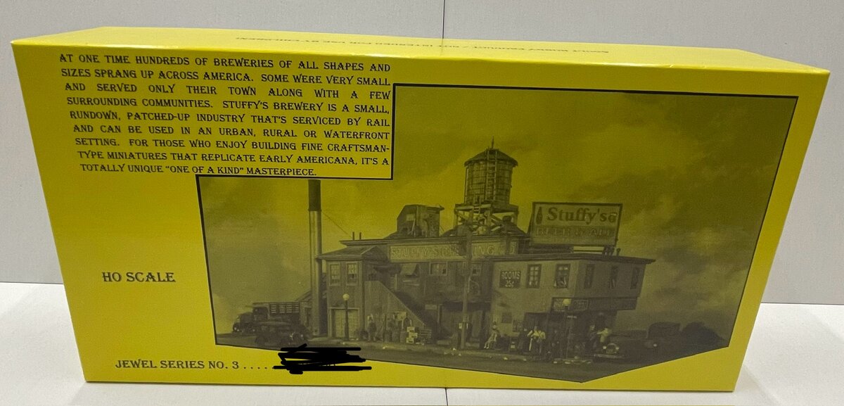 Fine Scale Miniatures 3 HO Scale Stuffy's Brewing Co. Laser-Cut Building Kit
