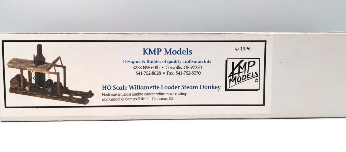 KMP Models HO Willamette Yarder Loader Steam Donkey Craftsman Kit