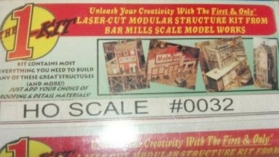 Bar Mills 0032 HO Modular Structure - Kit (Laser-cut)