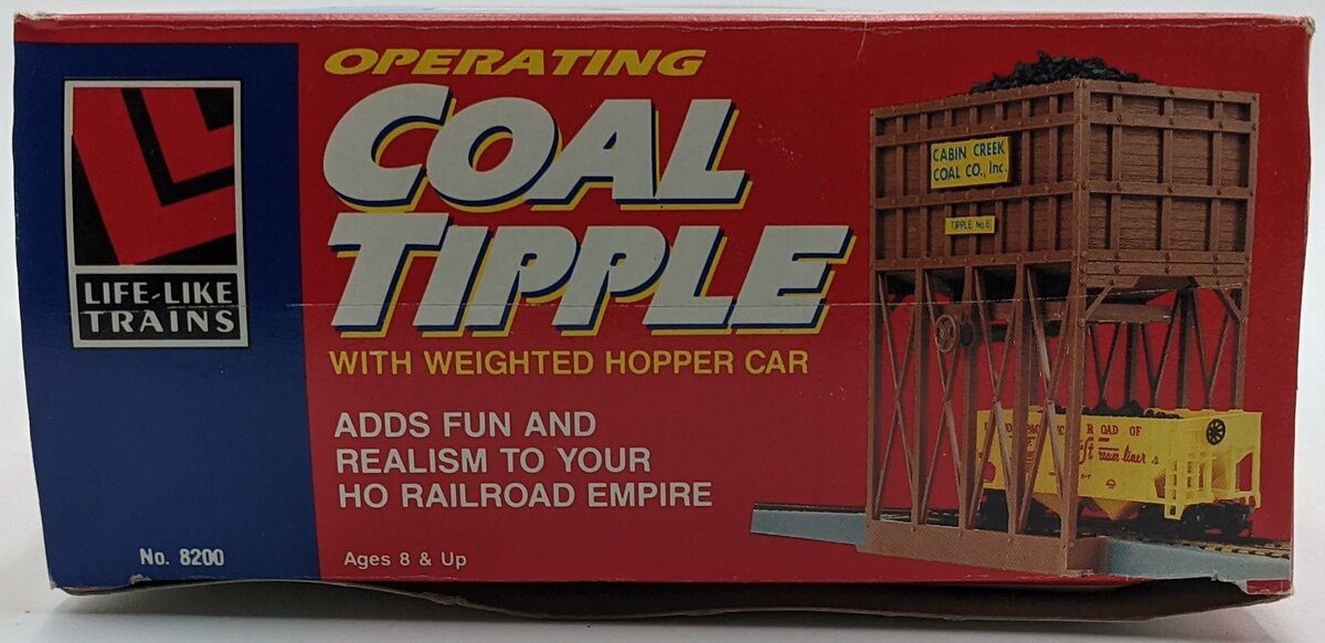 Life Like 8200 HO Scale Operating Coal Tipple Building Kit