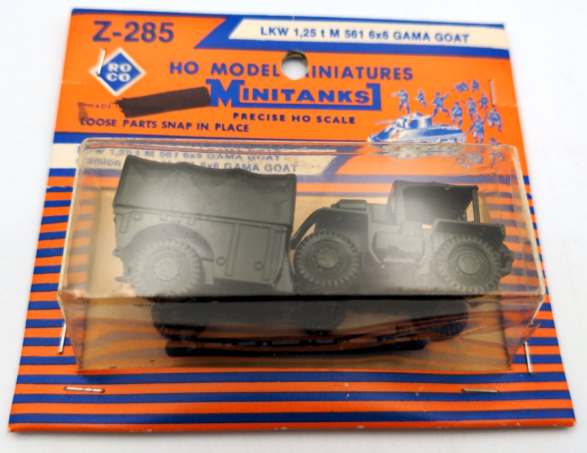 Roco 285 1:87 MiniTanks LKW 1.25 Ton M561 Gama Goat