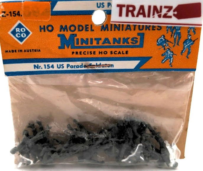 Roco Z-154 HO Scale Minitanks US Parade Group Military Plastic Figures