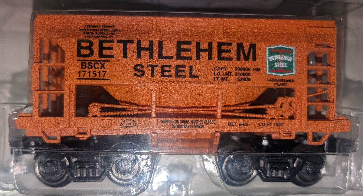 RMT 96719-5-21 O Bethlehem Steel Lackawanna Ore Car #171517