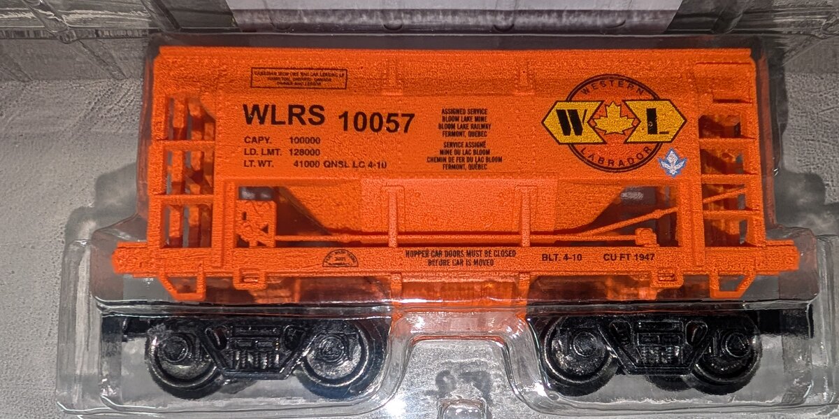RMT 96799-06 O Western Labrador Rail Service Genesee & Wyoming Ore Car