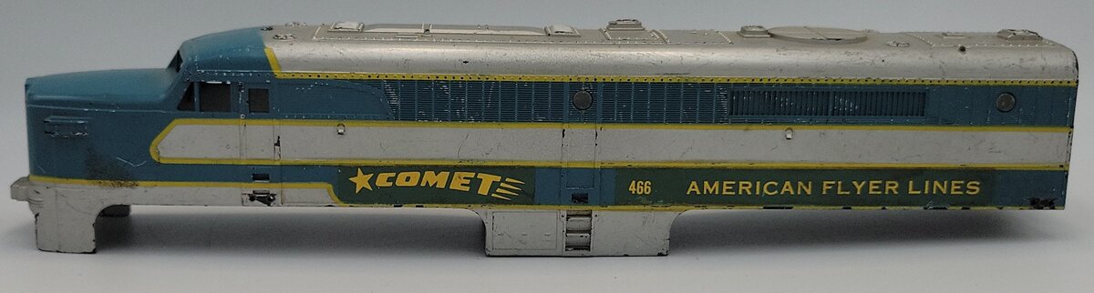 American Flyer 466-1  PA-1 Comet Plastic Shell