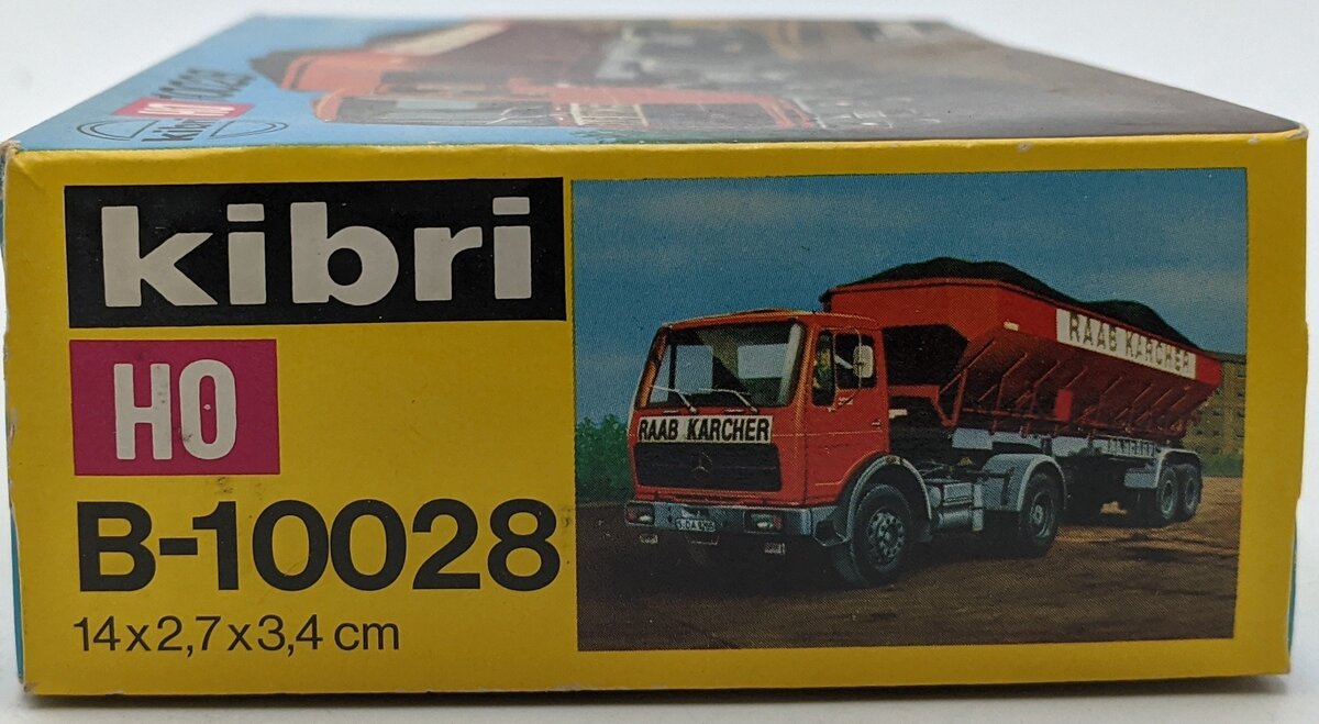 Kibri B-10028 HO Schenk Mercedes Banz Raab Karsher Dump Truck