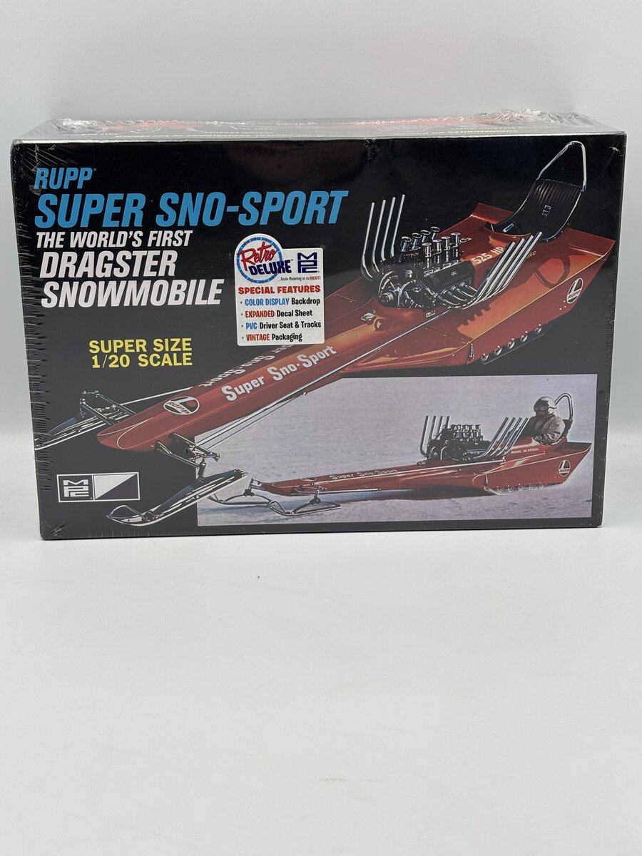 MPC 961 1:20 RUPP Super Sno-Sport Snow Dragster Plastic Model Kit