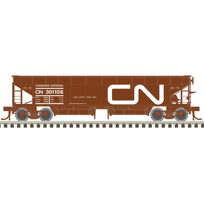 Atlas 20006800 HO Canadian National 70-Ton Hart Ballast Car #301156