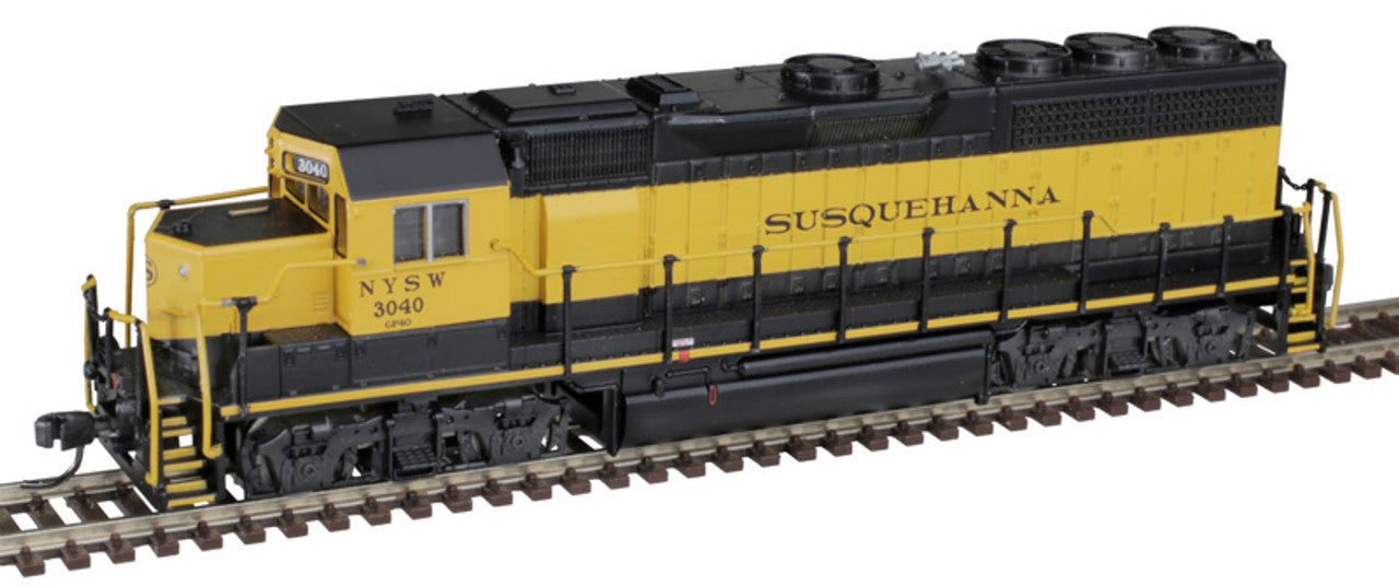 Atlas 40005272 N NYSW GP-40 Diesel Locomotive with Ditch Lights #3040