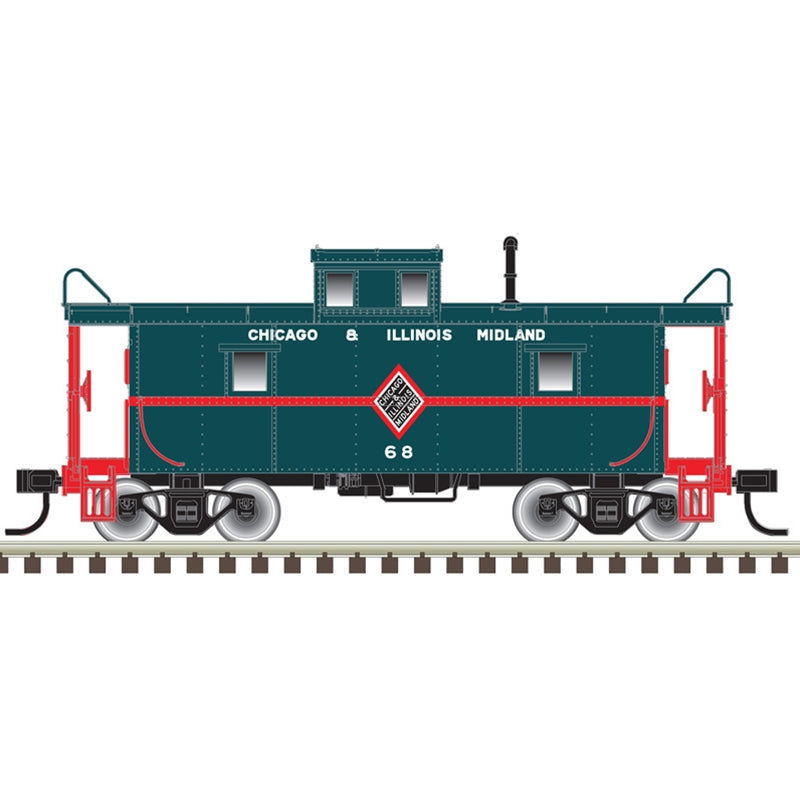 Atlas 50006030 N C&IM C&O-Style Steel Center-Cupola Caboose #68