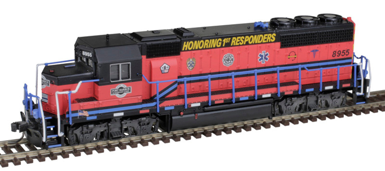 Atlas 40005286 N PHRR 1st Responders GP-40 Diesel Locomotive #8955 w/DCC & Sound