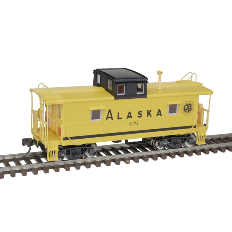 Atlas 20006752 HO Alaska Railroad Trainman Cupola Caboose #1074