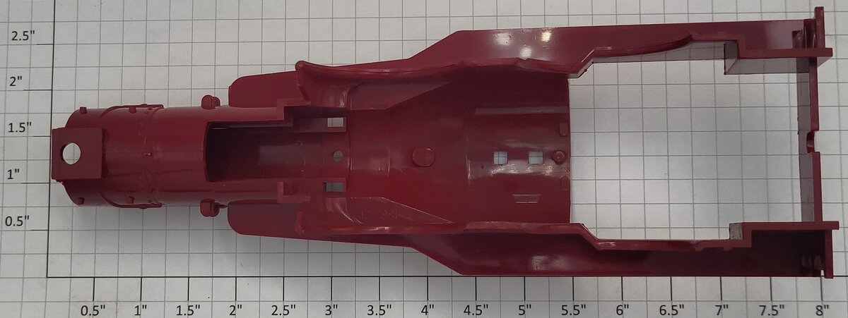 Lionel 8005-25 Red James Gang 4-4-0 General Locomotive Boiler Shell