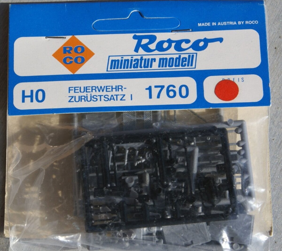 Roco 1760 HO Reuerwehr-Zurustsatz (Fire Brigade Accessory Kit I)