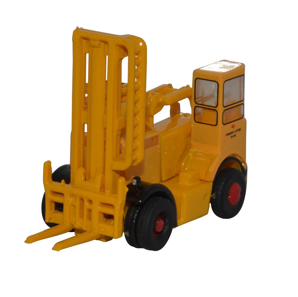 Oxford Diecast NSDF003 N Rail Yellow Shelvoke & Drewry Freightlifter Forklift