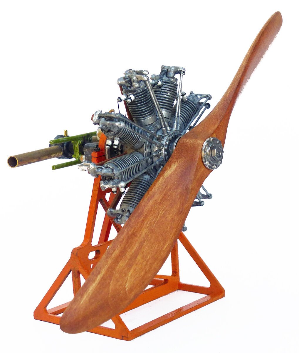 Model Airways MA1031 1:16 Sopwith Camel Clerget Rotary Engine Plastic Model