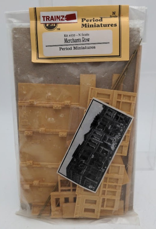 Period Miniatures 535 N Scale Merchants Row Model Building Kit