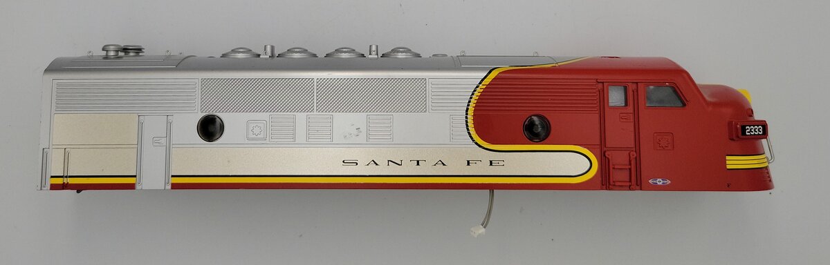 Lionel 2333P-1 Santa Fe F-3 Diesel Locomotive Shell w/ Windows /Headlights #2333