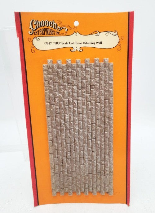 Chooch Enterprises Inc 7017 HO Scale Cut Stone Retaining Wall