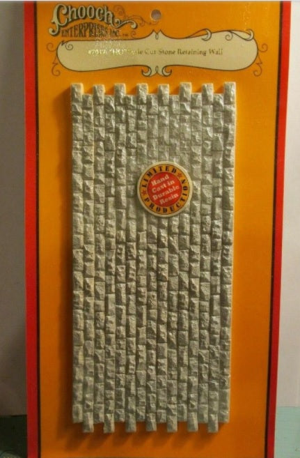 Chooch Enterprises Inc 7017 HO Scale Cut Stone Retaining Wall