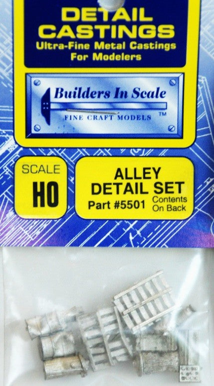 Builders-in-Scale 5501 HO Alley Detail Set