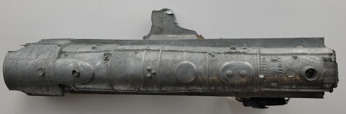 American Flyer XA8956L S Scale Unfinished Aluminum Diecast Boiler Shell #336