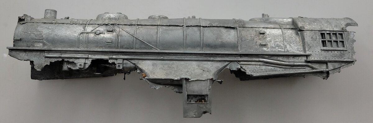 American Flyer XA8956L S Scale Unfinished Aluminum Diecast Boiler Shell #336