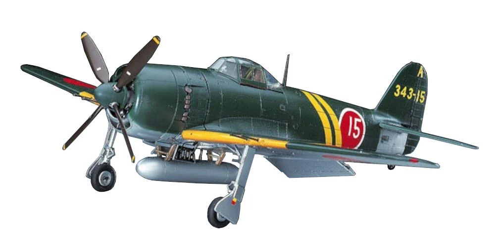 Hasegawa 09073 1:48 Kawanishi N1K2-J Shiden-Kai George Early Military Plane Kit