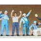 Preiser 10036 HO Standing Truckers Figures (Set of 6)