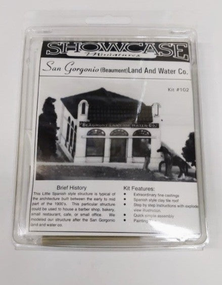 Showcase Miniatures 102 N Scale San Gorgonio (Beaumont) Land and Water Co. Kit