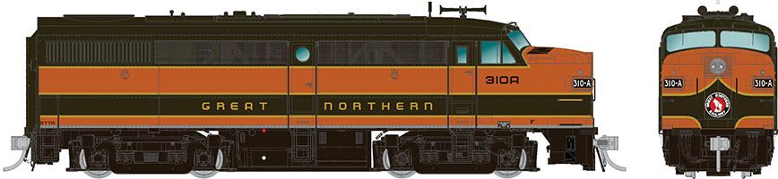 Rapido Trains 037517 HO GN Alco FA-1 Diesel Locomotive DC/DCC/Sound #276A
