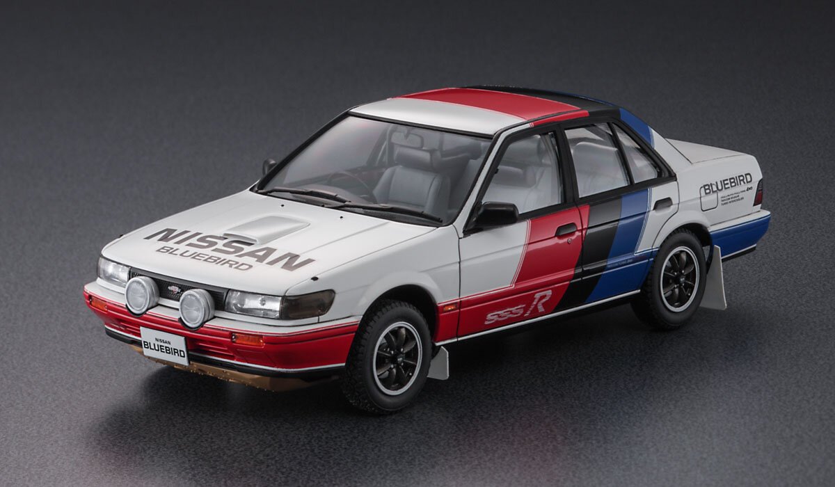 Hasegawa 21135 1:24 SSS-R U12 Early 1987 Nissan Bluebird 4-Door Sedan Model Kit