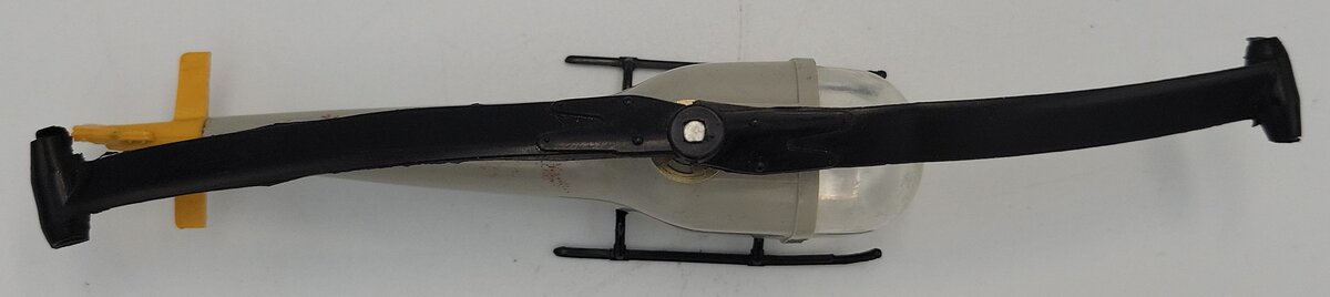 Lionel 3419-100D Plain Gray Single-Bladed Helicopter-Damaged