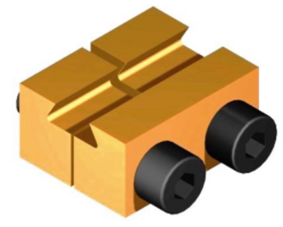 Split Jaw BR-250-OJSJC Brass Code 250/215 Rail Clamp (Pack of 12)