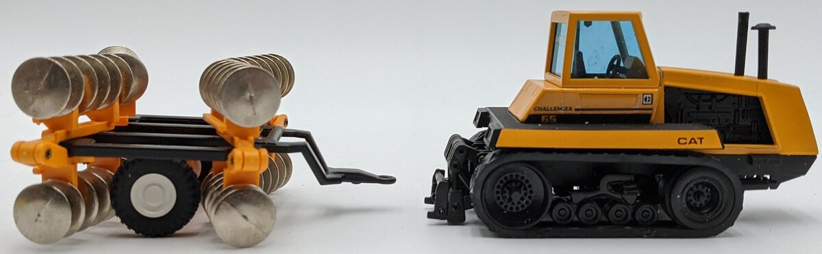 Joal 253 1:50 Scale CAT Challenger 65 Tractor w/Disc Harrow