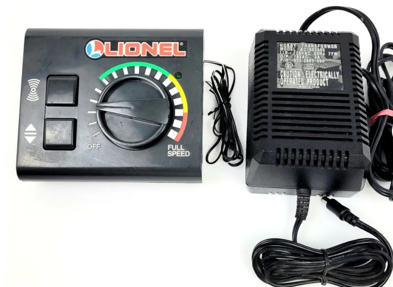 Lionel AC1803000 O Hobby Train Transformer 77W w/ Speed Controller