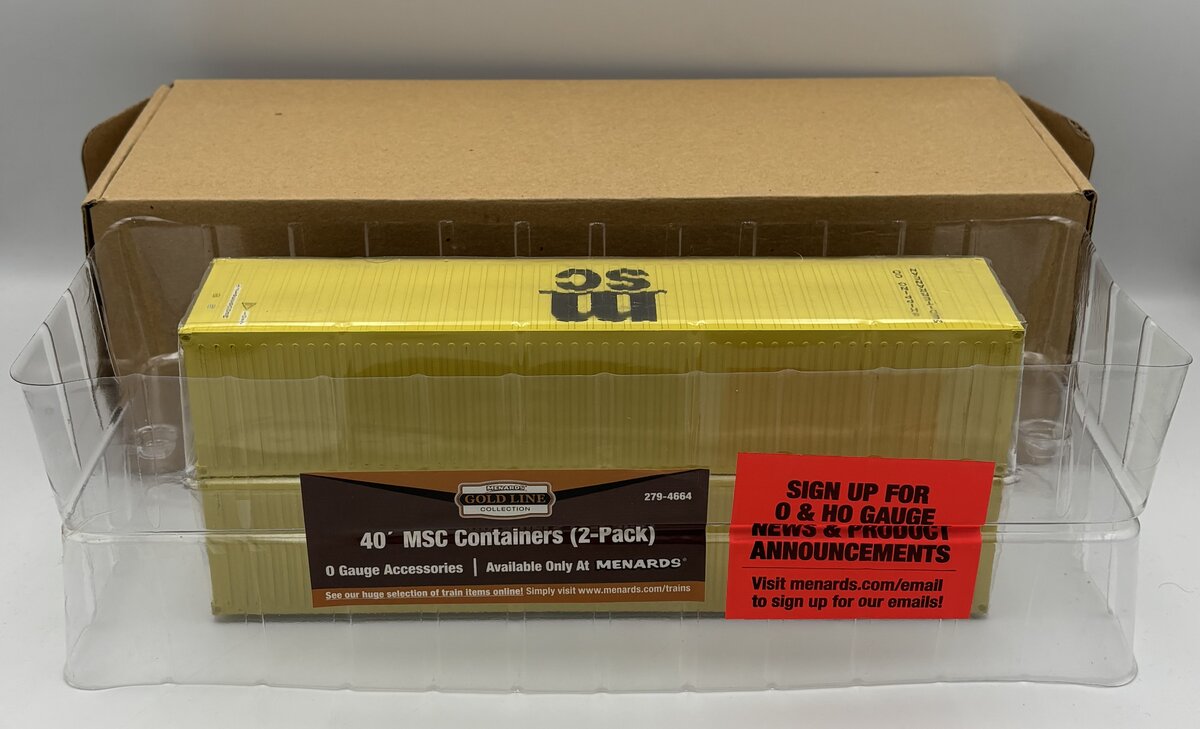 Menards 279-4664 40' MSC Containers (2-Pack)