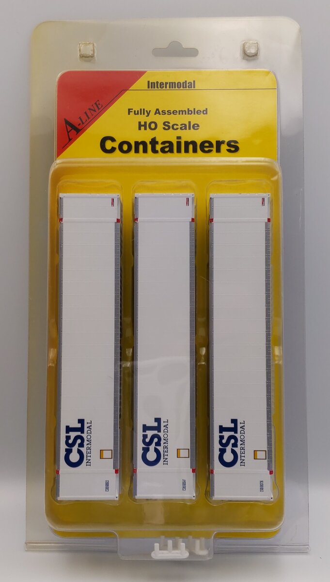 InterMountain (A-Line) 30407-02 48' Smooth Sided Containers - CSL Intermodal
