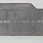American Flyer 283T-5 Chicago and Northwestern Plastic Tender Shell Only
